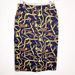 NWOT Vintage Talbots Equestrian Midi Skirt
